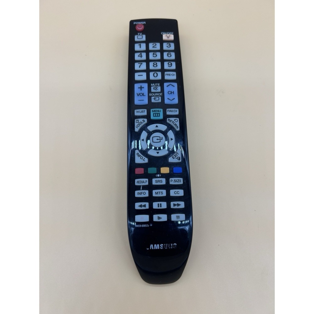 Samsung BN59-00853A OEM TV Replacement Remote Control Black Tested